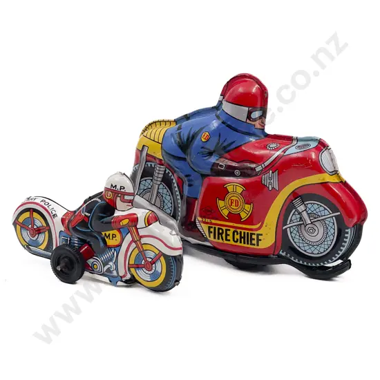 Made in Japan Yone Fire Chief and Nakamura Military Police Motorcycles