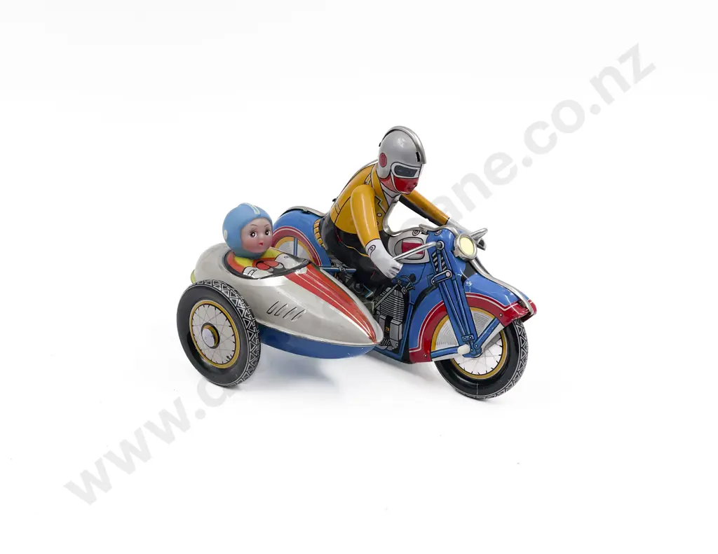 Made in China MS-709/605 Printed Tinplate Motorcycle with Sidecar Image 1++