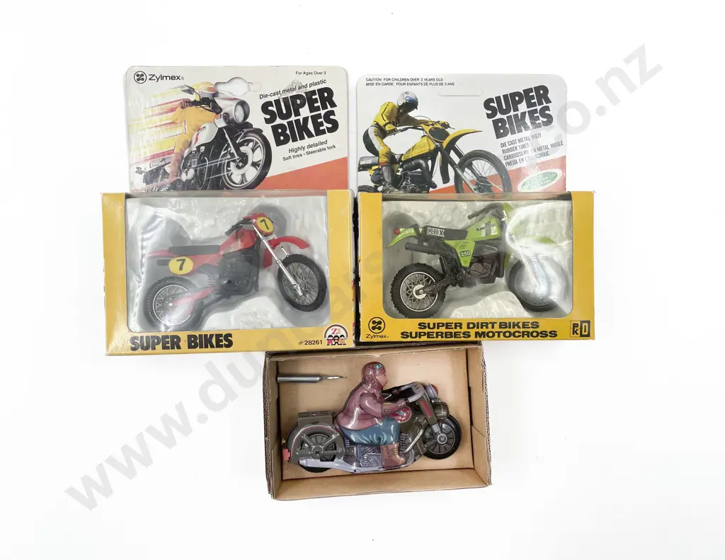 Boxed Made in China MS-448 Printed Tinplate Motorcycle Image 1++