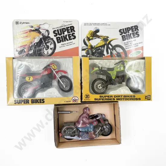Boxed Made in China MS-448 Printed Tinplate Motorcycle