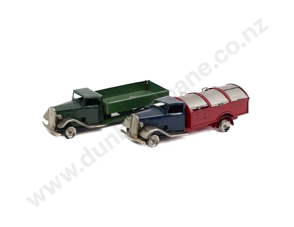 Two Triang Minic Clockwork Tinplate Vehicles Image 1++