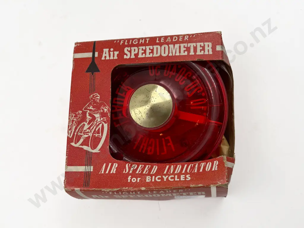 Boxed 'Flight Leader' Air Speedometer for Bicycles Image 1++