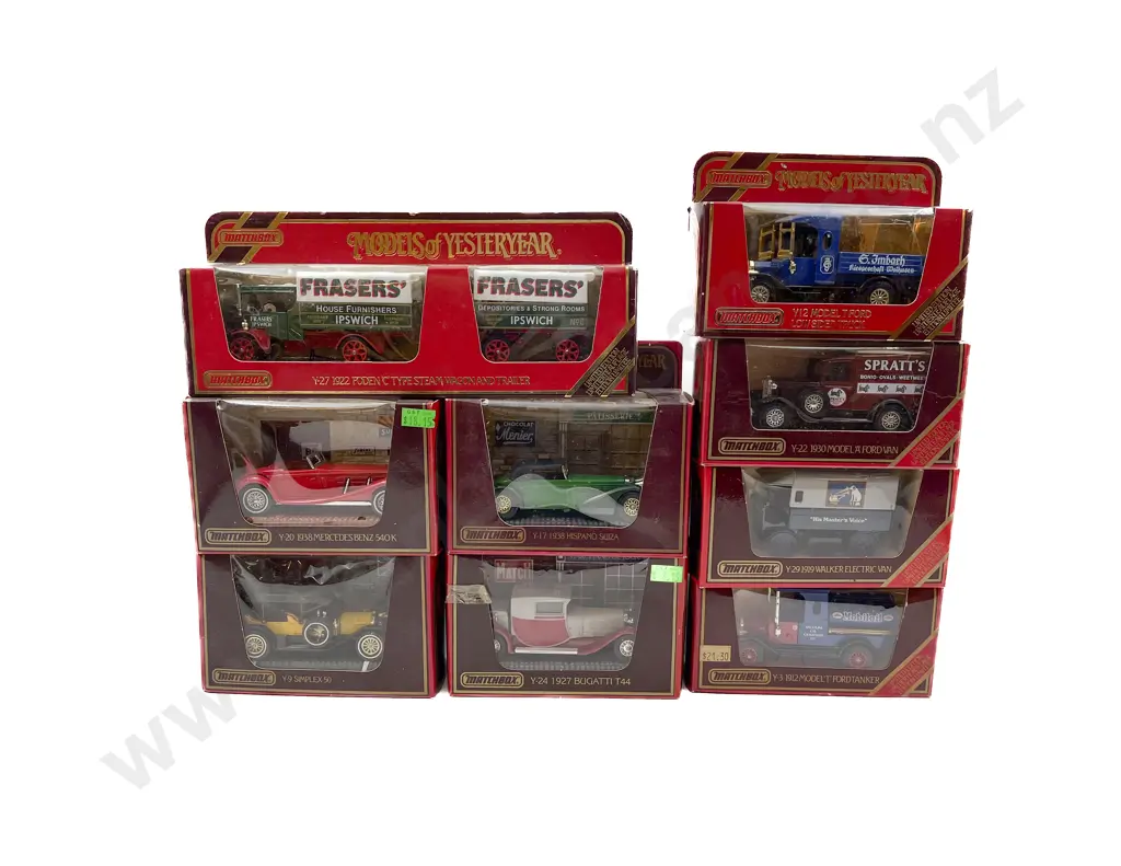 Five Matchbox Models of Yesteryear Limited Editions and Four Background Models Image 1++