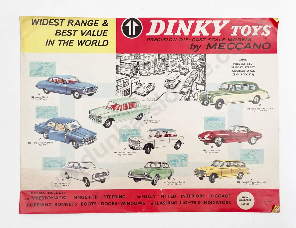 NZ Version 7/364/20 Dinky Toys by Meccano Catalogue Image 1++