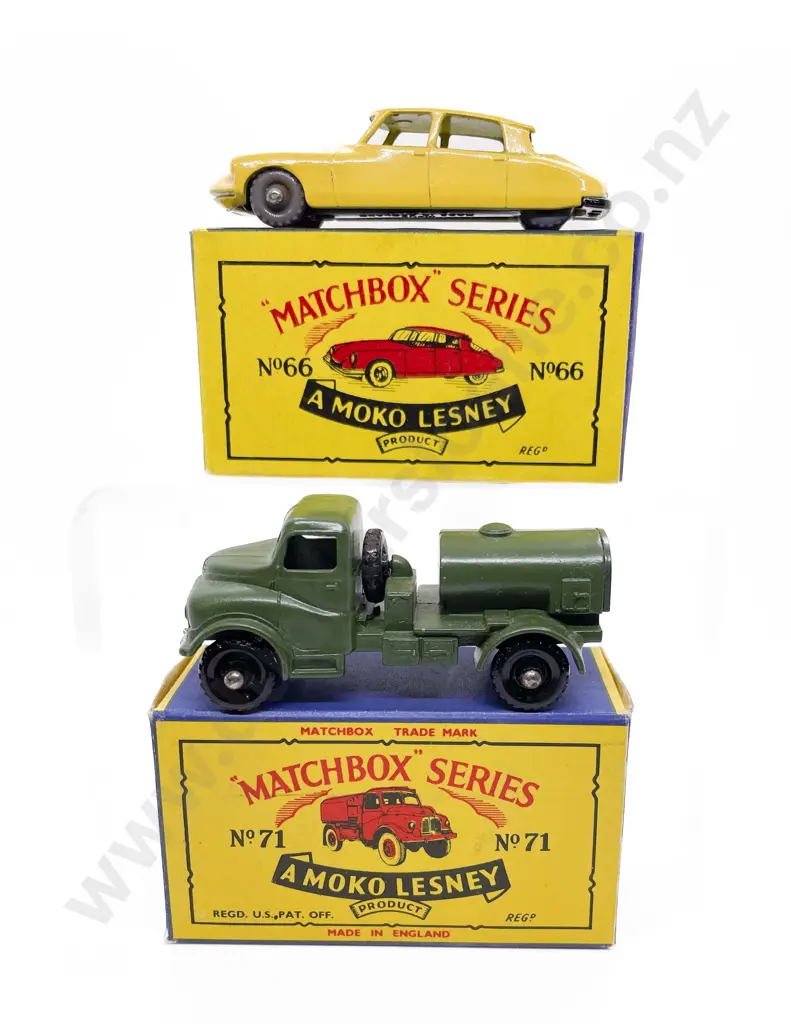 Two Matchbox Series A Moko Lesney Boxed Models Image 1++