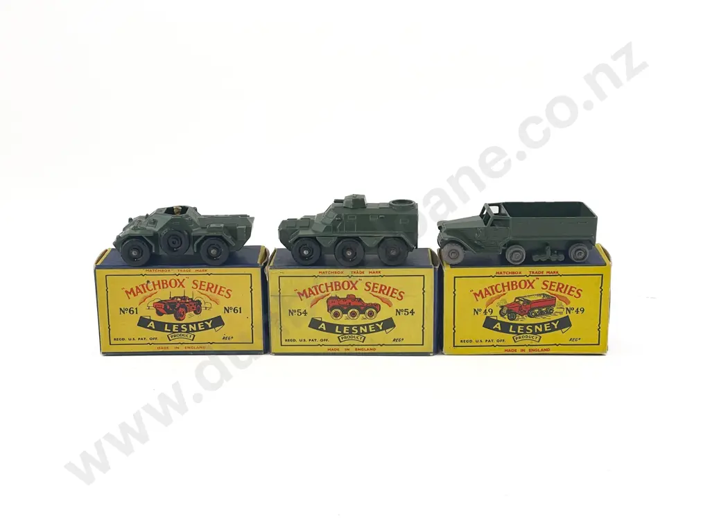 Three Matchbox Series A Lesney Boxed Models Image 1++