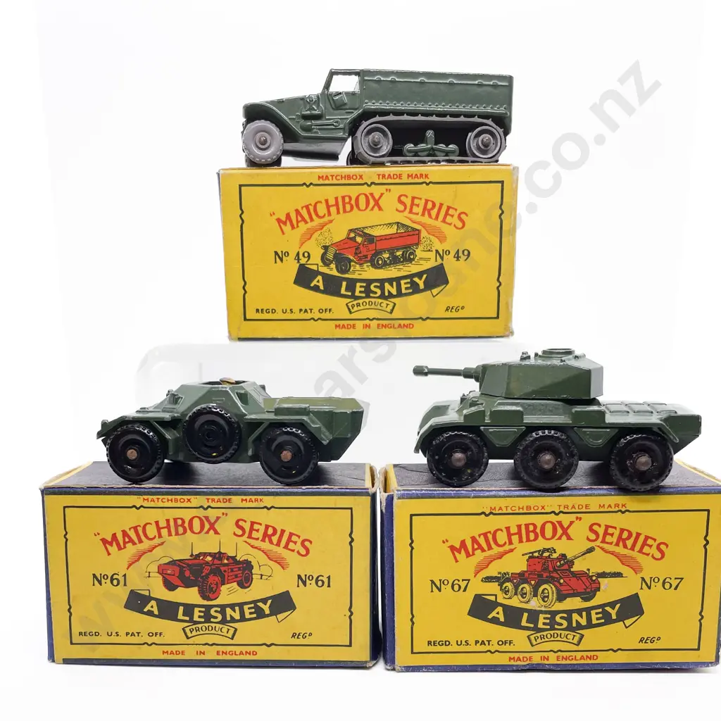 Three Matchbox Series A Lesney Boxed Models Image 1++