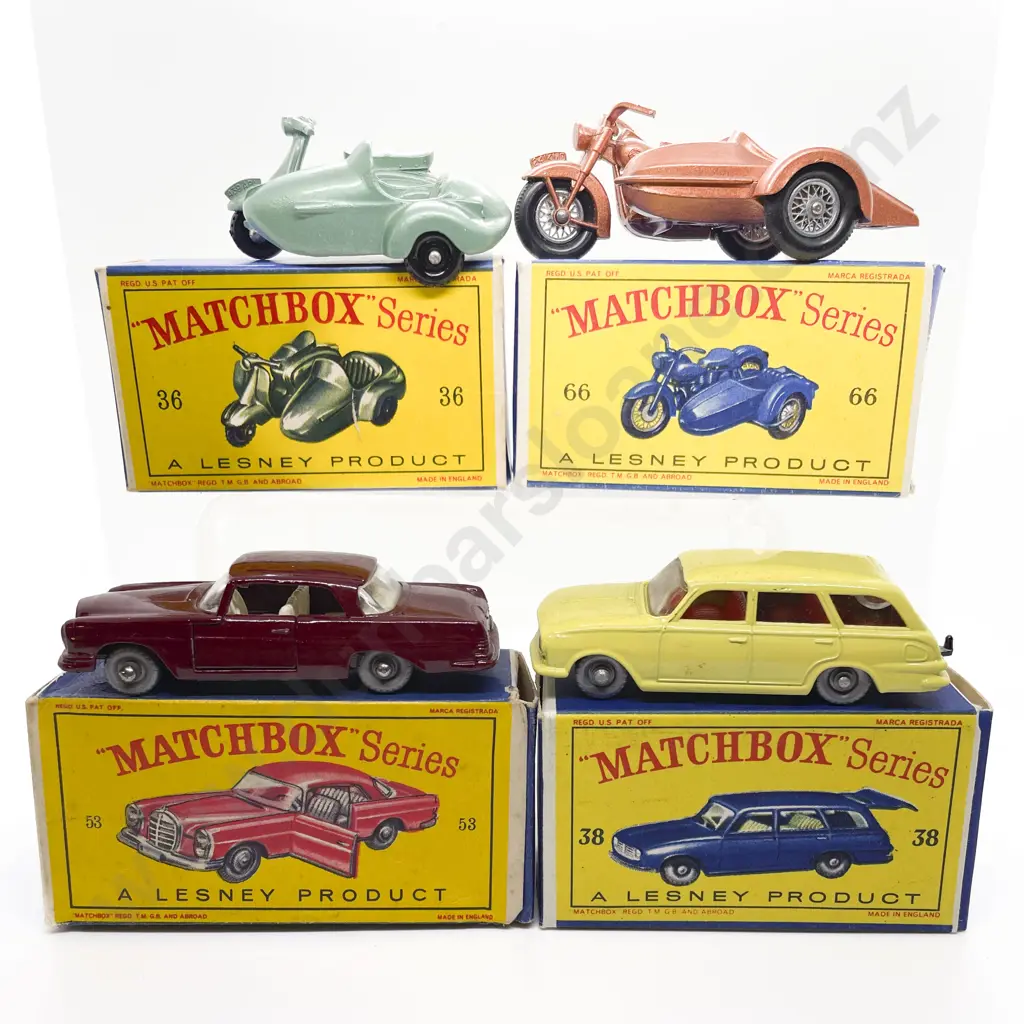 Four Boxed Matchbox Early Issue 1-75 Models Image 1++