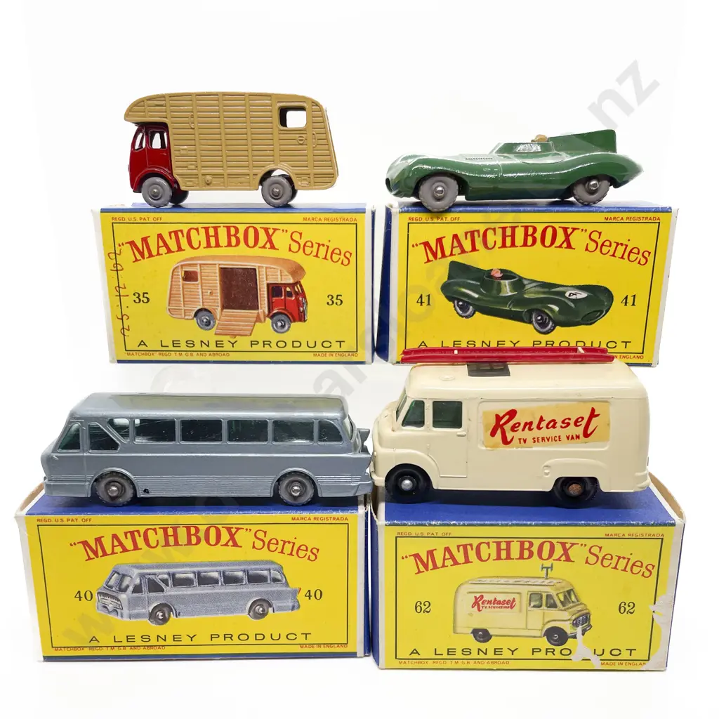 Four Boxed Matchbox Early Issue 1-75 Models Image 1++