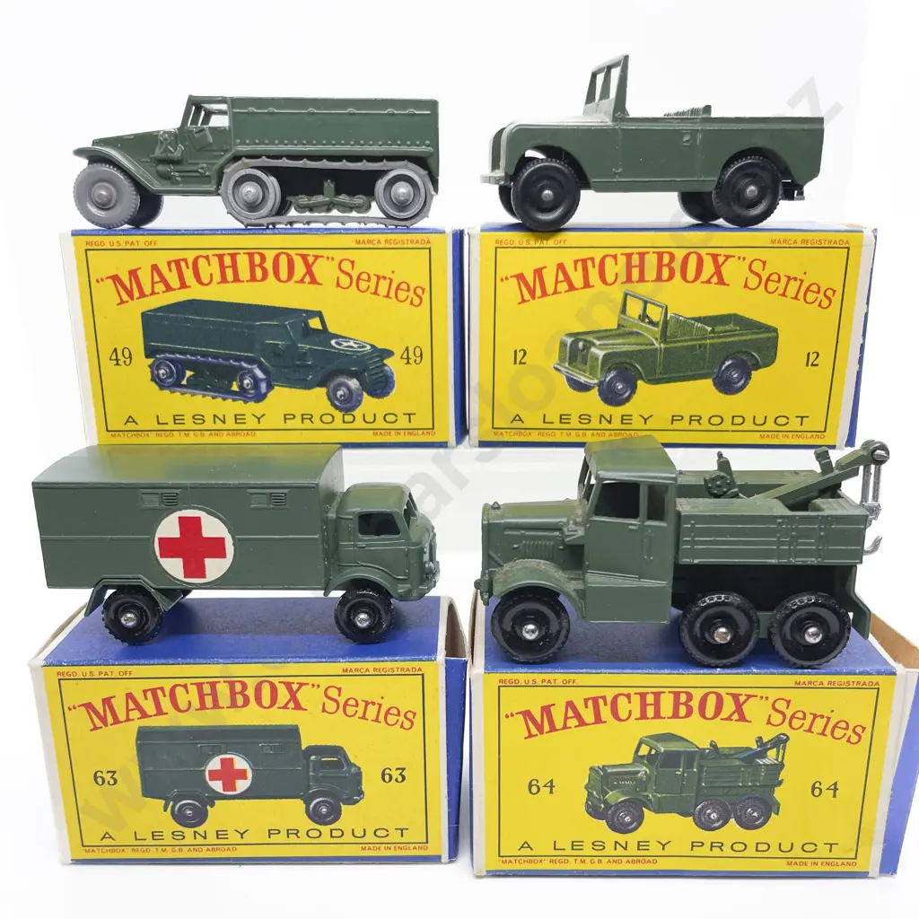 Four Boxed Matchbox Early Issue 1-75 Models Image 1++
