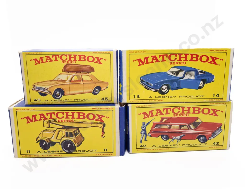 Four Boxed Matchbox Early Issue 1-75 Models Image 1++