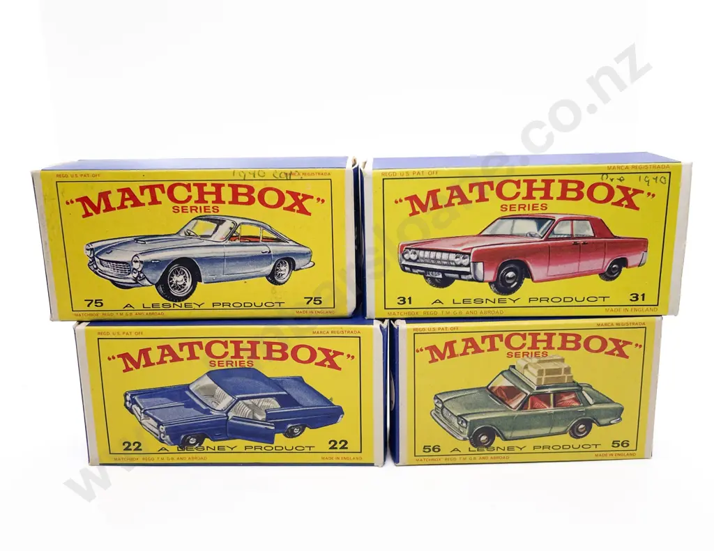 Four Boxed Matchbox Early Issue 1-75 Models Image 1++