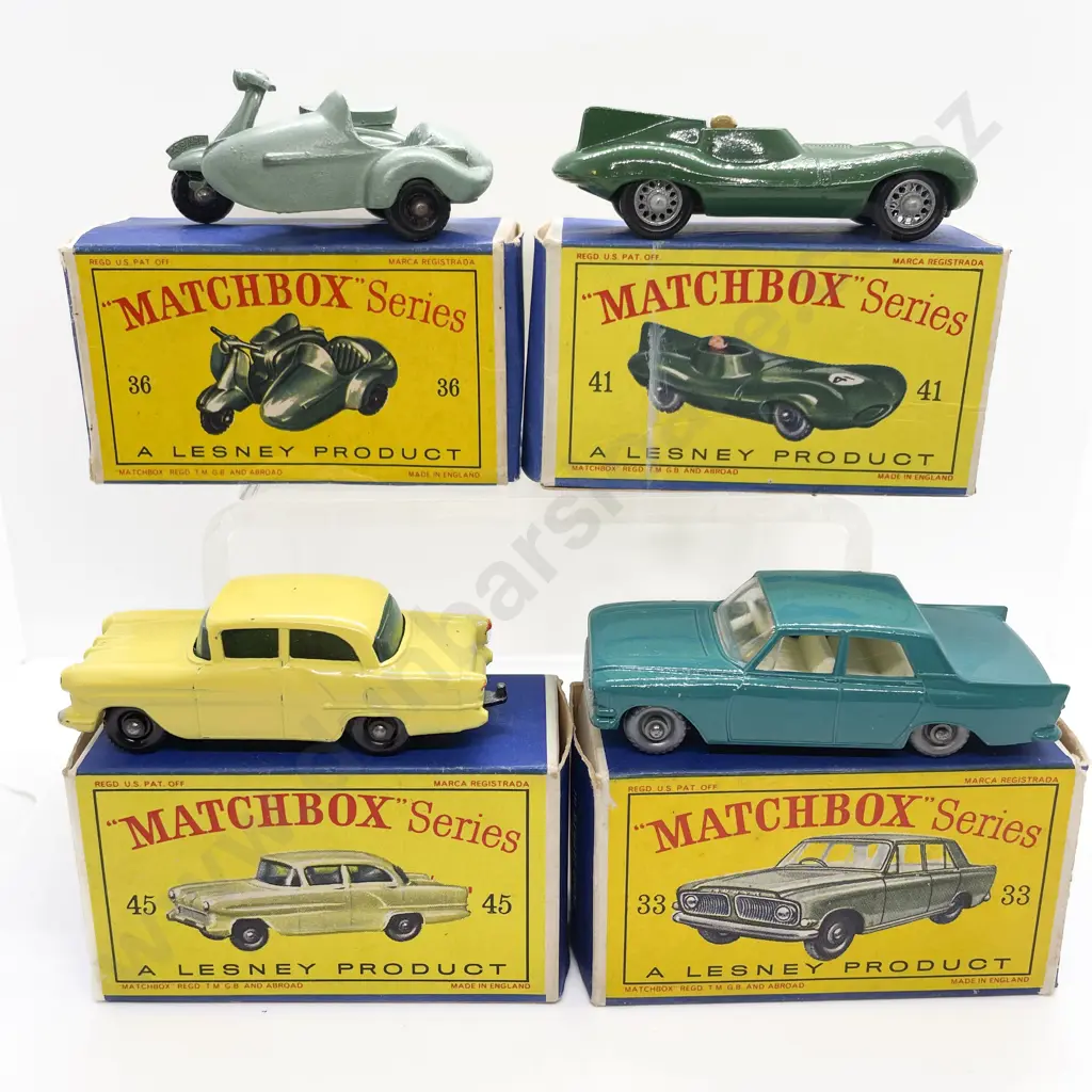 Four Boxed Matchbox Early Issue 1-75 Models Image 1++
