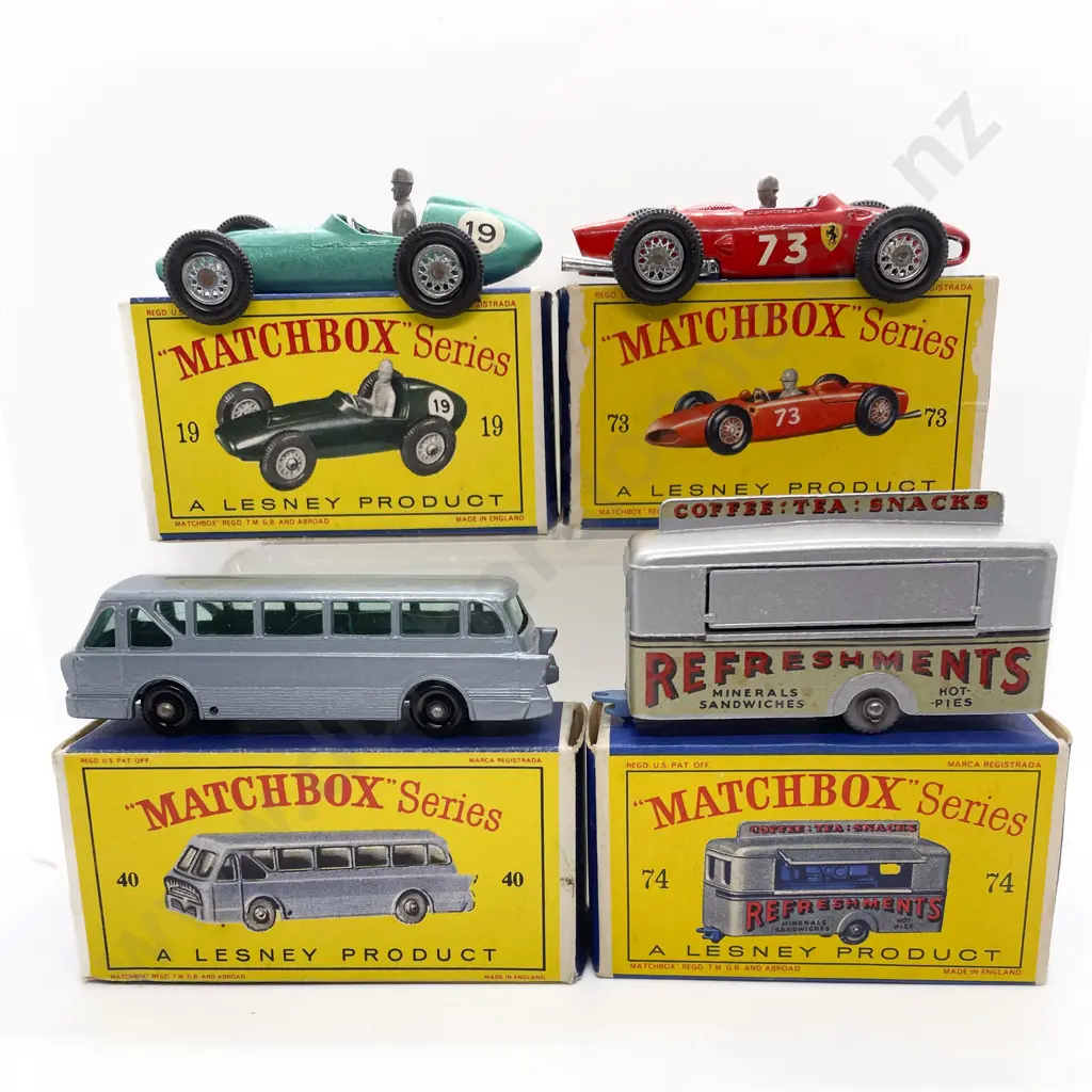 Four Boxed Matchbox Early Issue 1-75 Models Image 1++