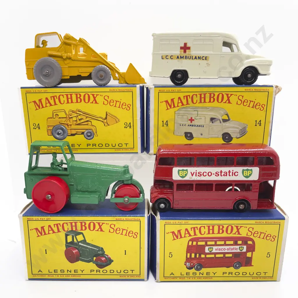 Four Boxed Matchbox Early Issue 1-75 Models Image 1++