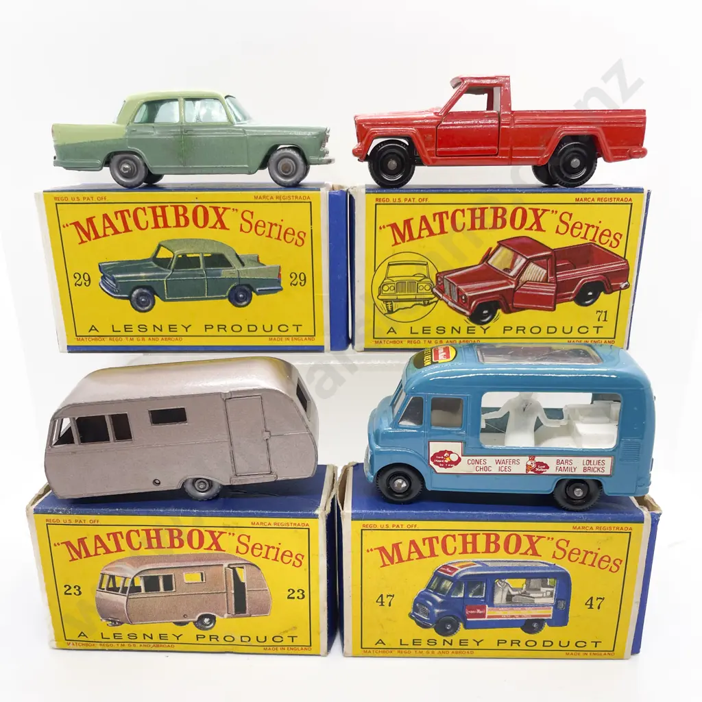 Four Boxed Matchbox Early Issue 1-75 Models Image 1++
