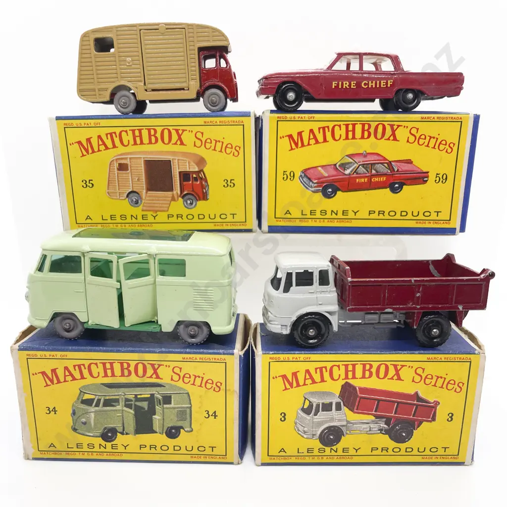 Four Boxed Matchbox Early Issue 1-75 Models Image 1++