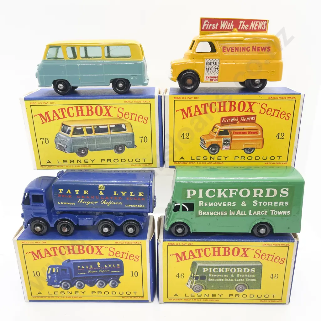 Four Boxed Matchbox Early Issue 1-75 Models Image 1++