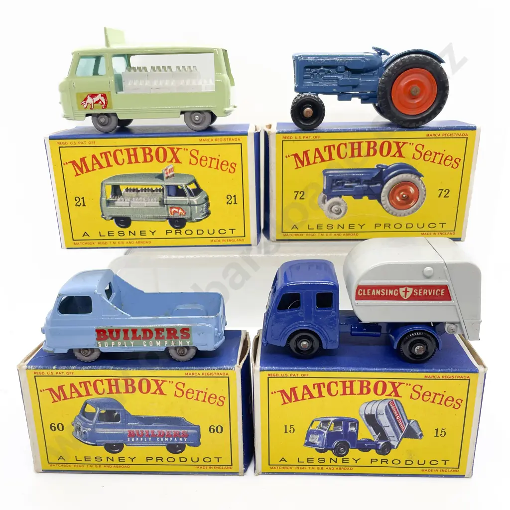 Four Boxed Matchbox Early Issue 1-75 Models Image 1++