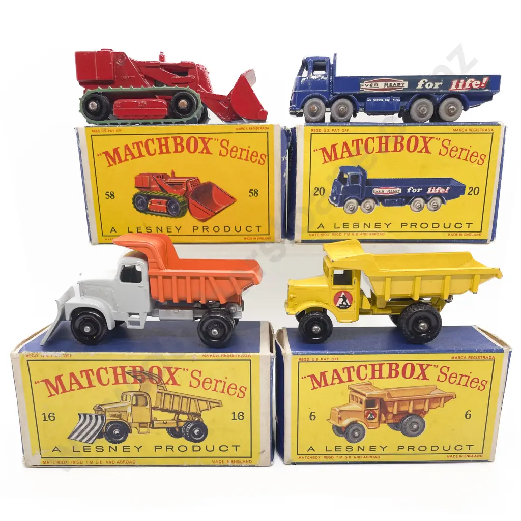 Four Boxed Matchbox Early Issue 1-75 Models Image 1++