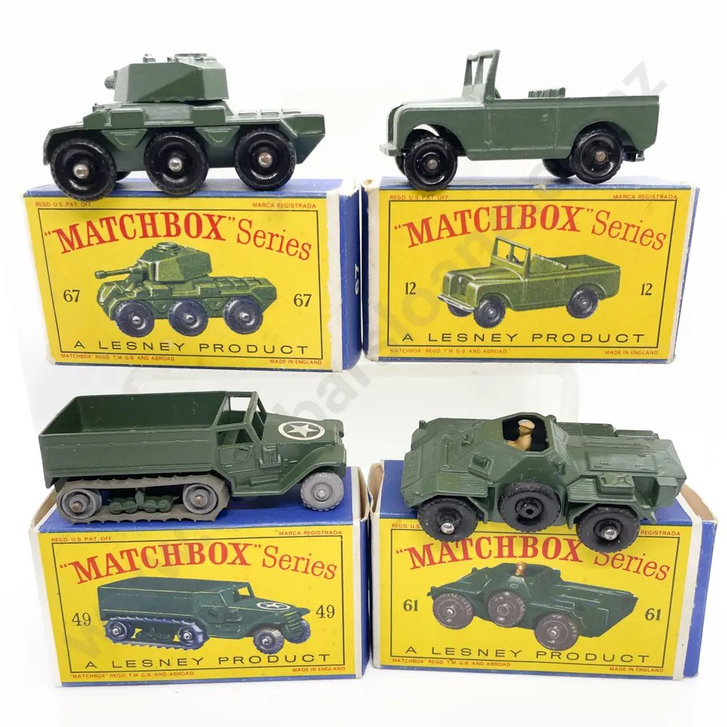 Four Boxed Matchbox Early Issue 1-75 Models Image 1++