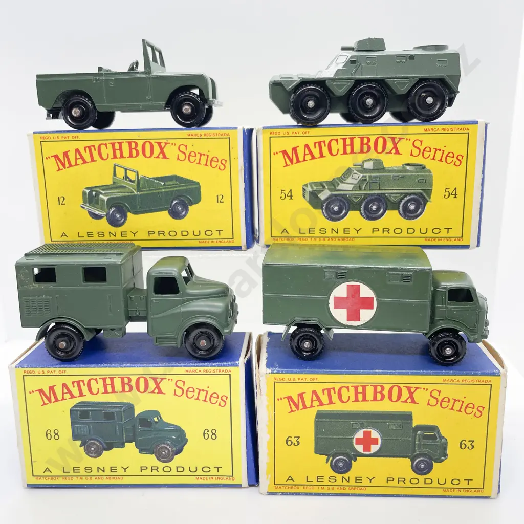Four Boxed Matchbox Early Issue 1-75 Models Image 1++