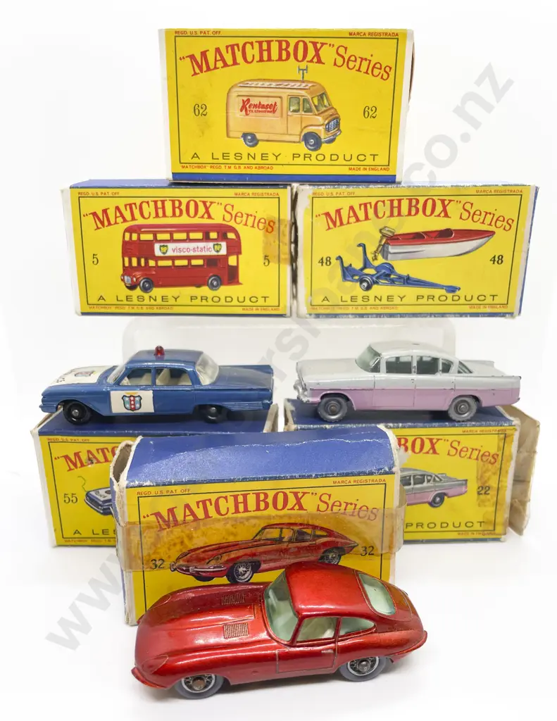 Six Boxed Matchbox Early Issue 1-75 Models Image 1++
