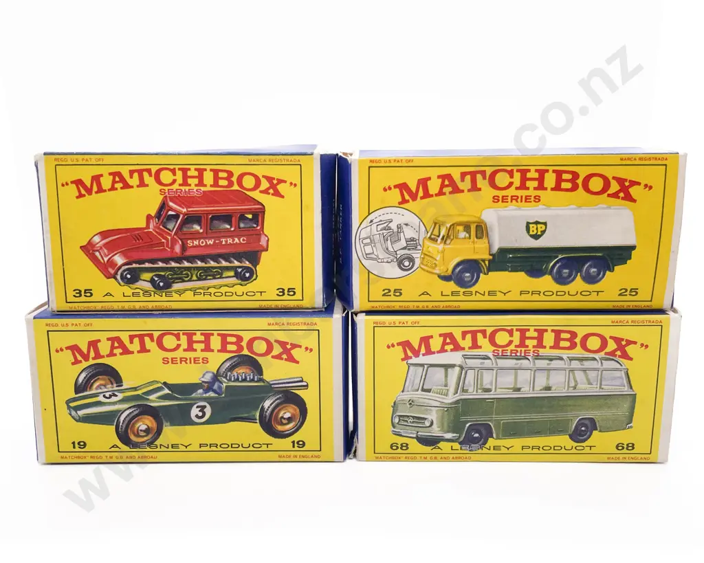 Four Boxed Matchbox Early Issue 1-75 Models Image 1++