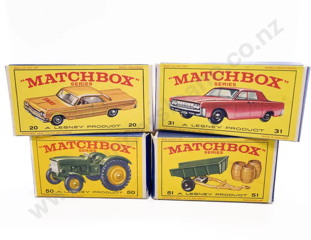 Four Boxed Matchbox Early Issue 1-75 Models Image 1++