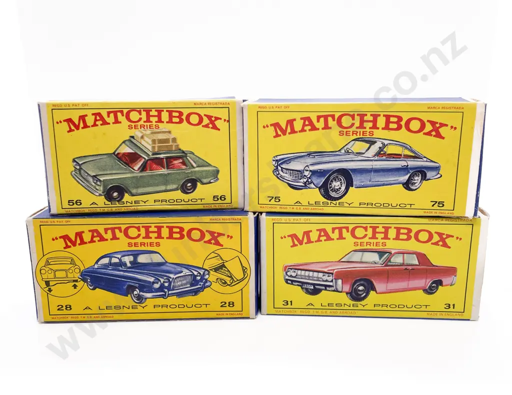 Four Boxed Matchbox Early Issue 1-75 Models Image 1++