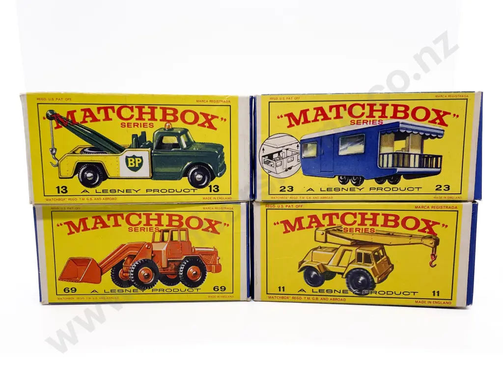 Four Boxed Matchbox Early Issue 1-75 Models Image 1++