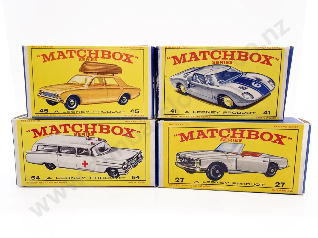 Four Boxed Matchbox Early Issue 1-75 Models Image 1++