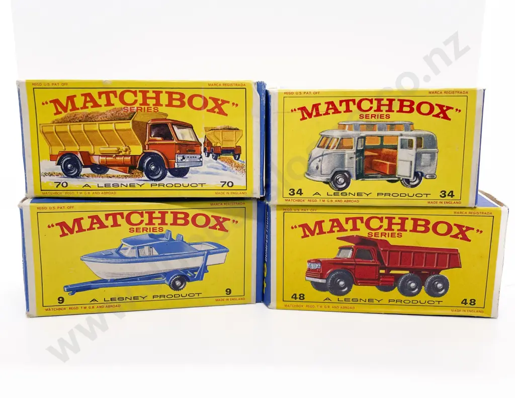 Four Boxed Matchbox Early Issue 1-75 Models Image 1++