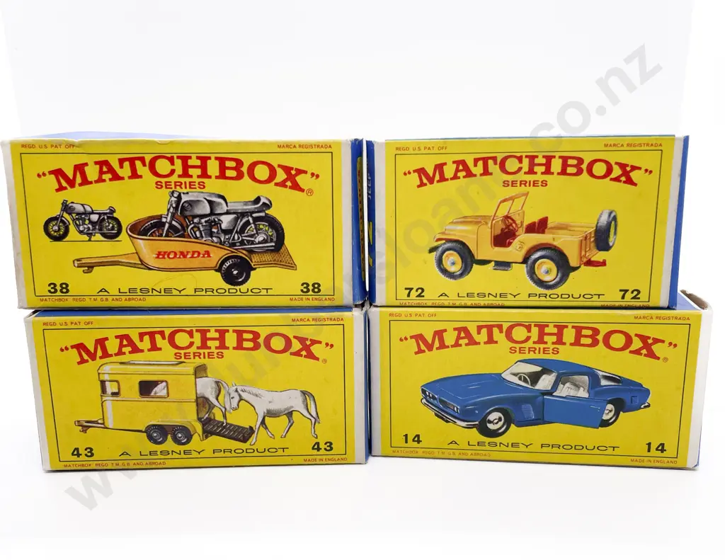Four Boxed Matchbox Early Issue 1-75 Models Image 1++