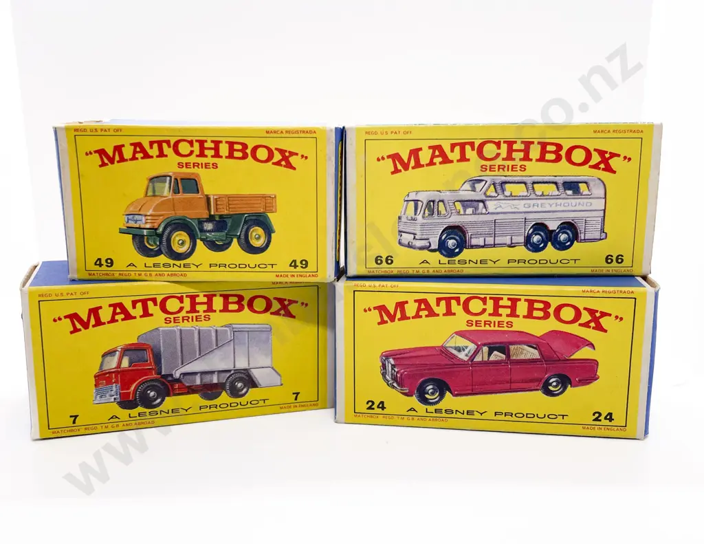 Four Boxed Matchbox Early Issue 1-75 Models Image 1++