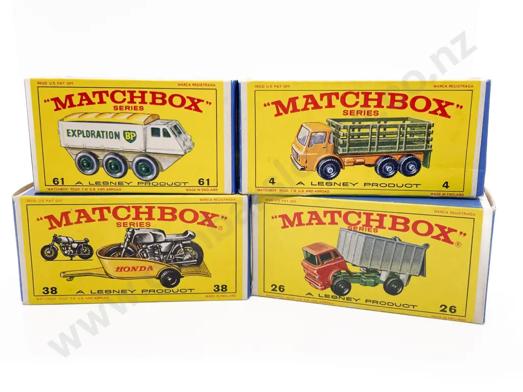 Four Boxed Matchbox Early Issue 1-75 Models Image 1++