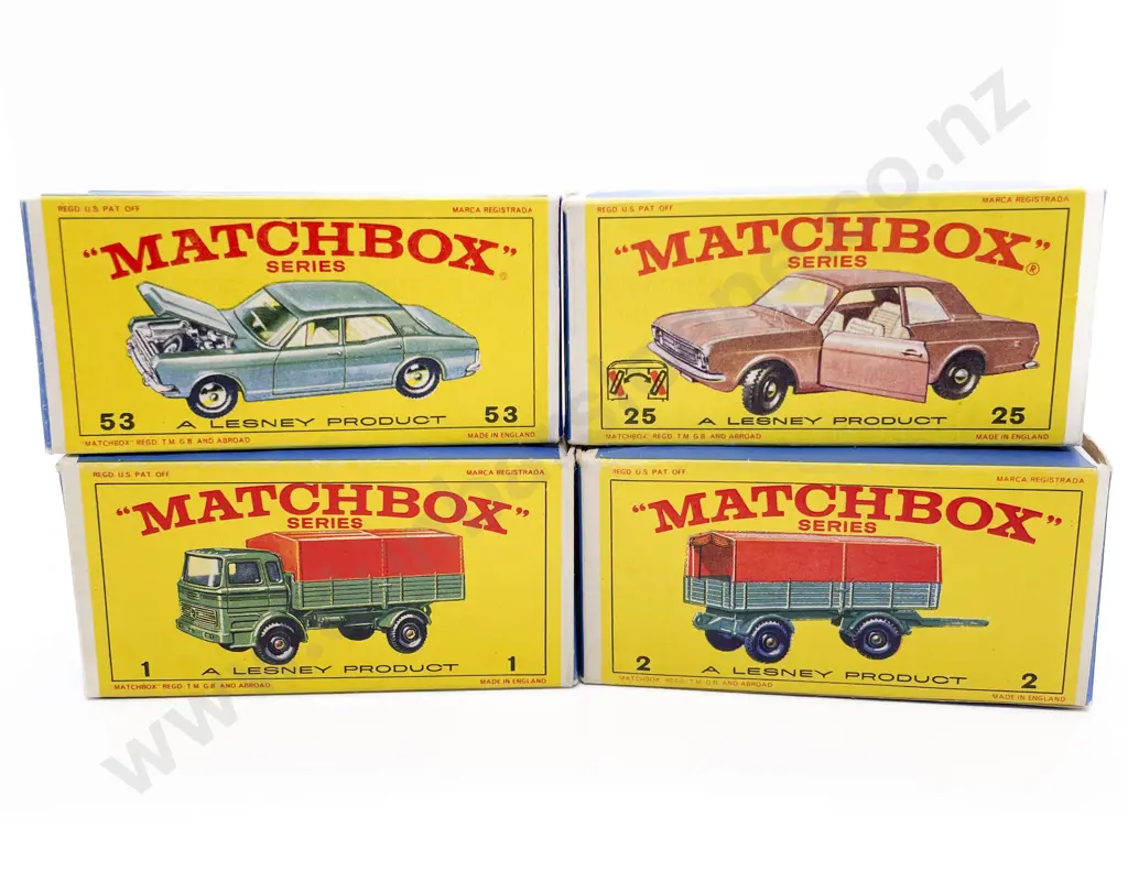 Four Boxed Matchbox Early Issue 1-75 Models Image 1++