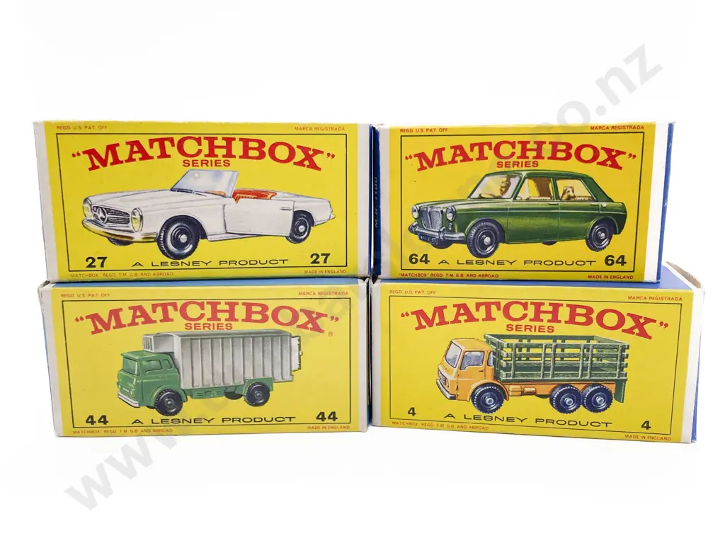 Four Boxed Matchbox Early Issue 1-75 Models Image 1++
