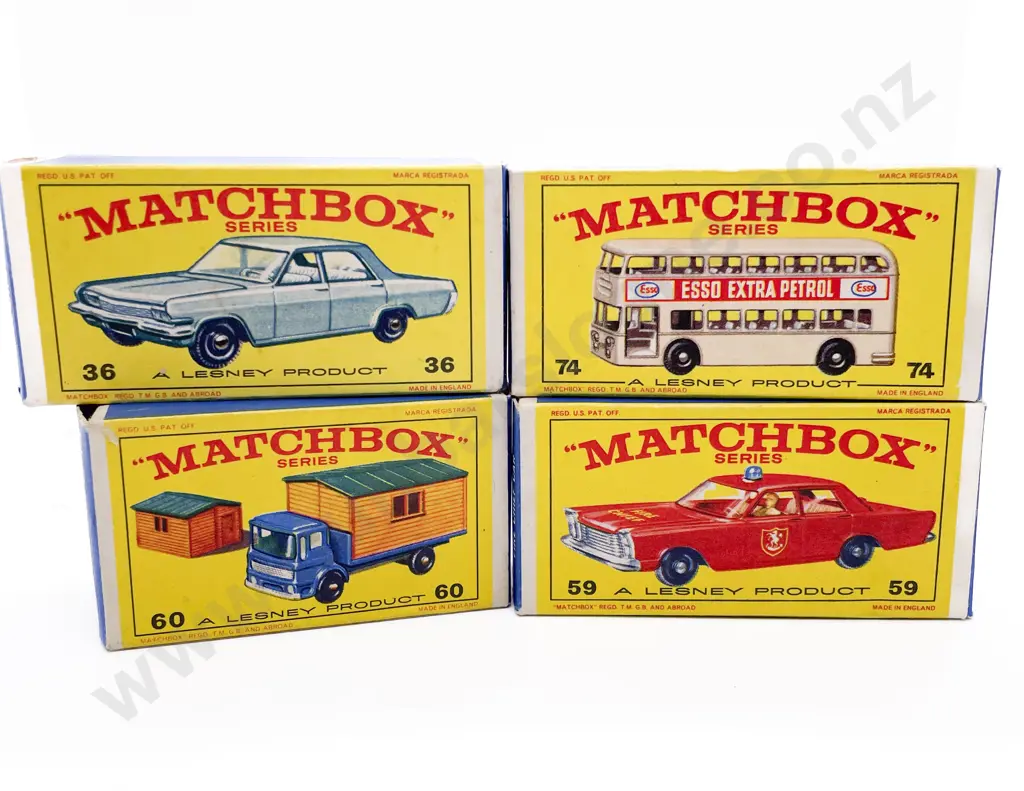 Four Boxed Matchbox Early Issue 1-75 Models Image 1++