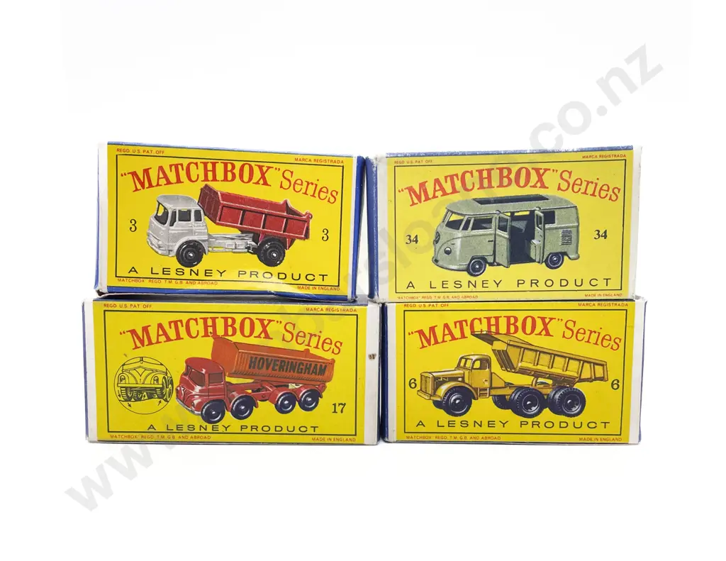 Four Boxed Matchbox Early Issue 1-75 Models Image 1++