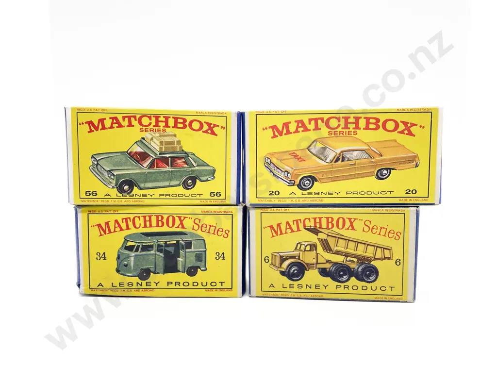Four Boxed Matchbox Early Issue 1-75 Models Image 1++