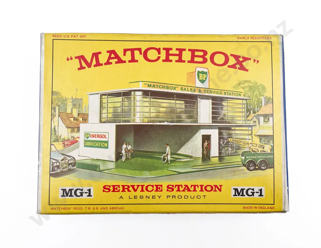 Matchbox Boxed MG-1 Service Station Image 1++