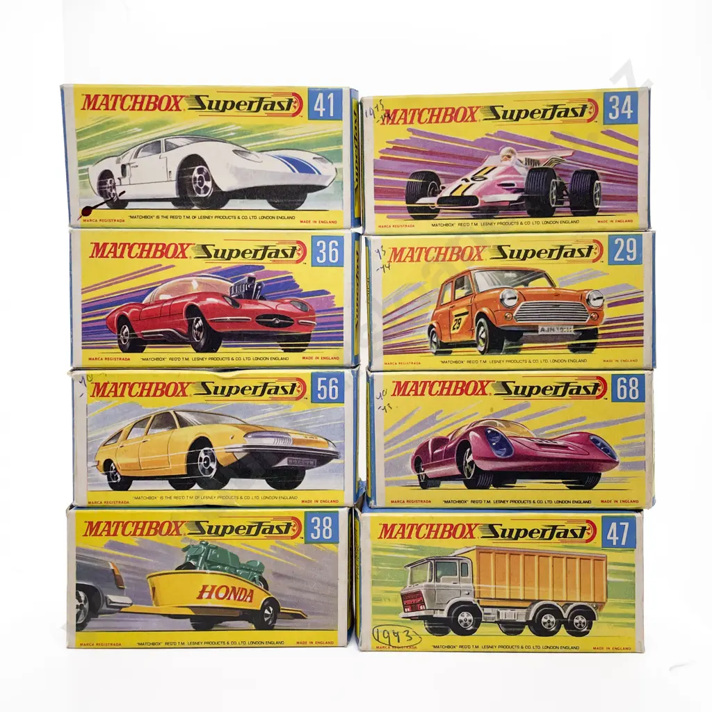 Eight Boxed Matchbox 1-75 Superfast Models Image 1++