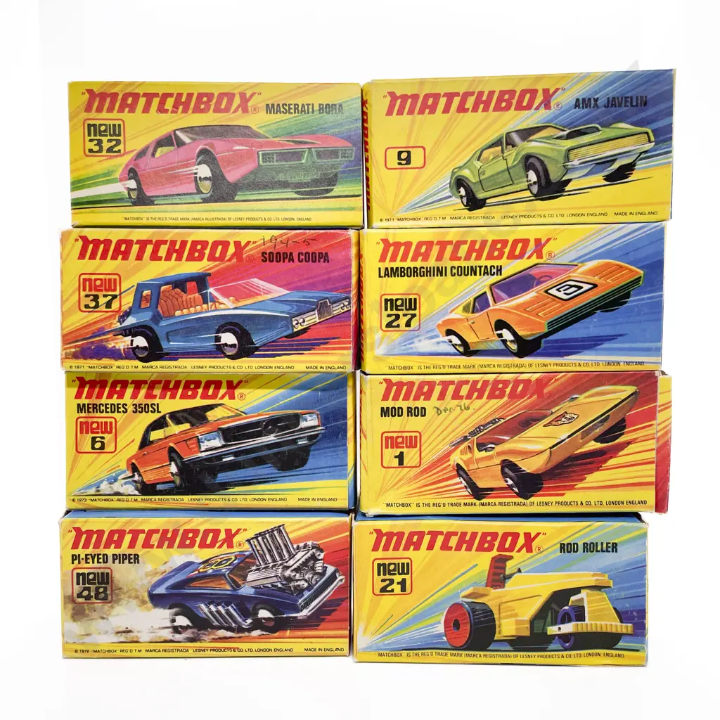 Eight Boxed Matchbox 1-75 Superfast Models Image 1++