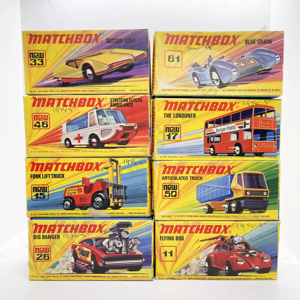 Eight Boxed Matchbox 1-75 Superfast Models Image 1++