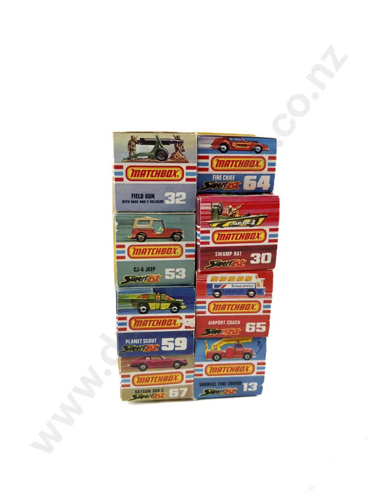 Eight Boxed Matchbox 1-75 Superfast Models Image 1++