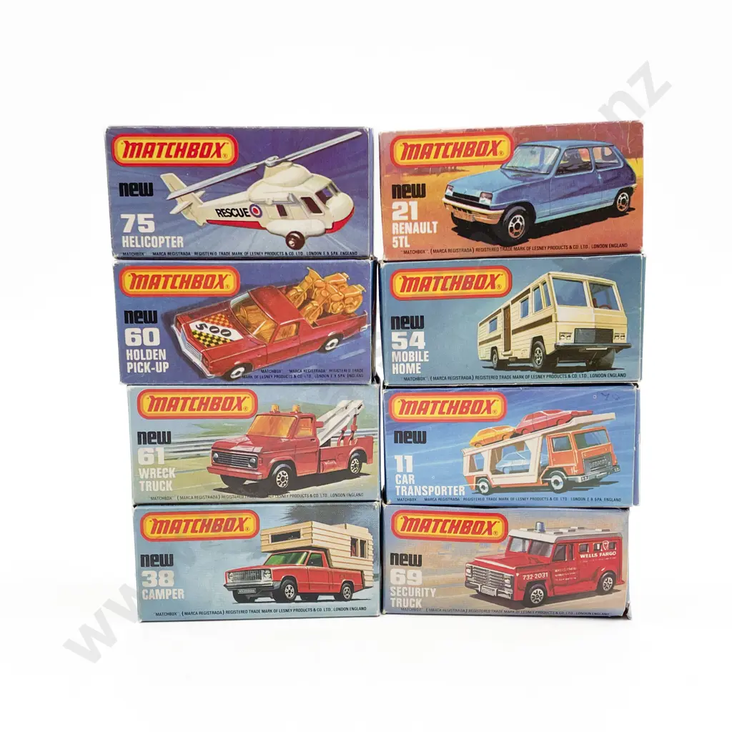 Eight Boxed Matchbox 1-75 Superfast Models Image 1++
