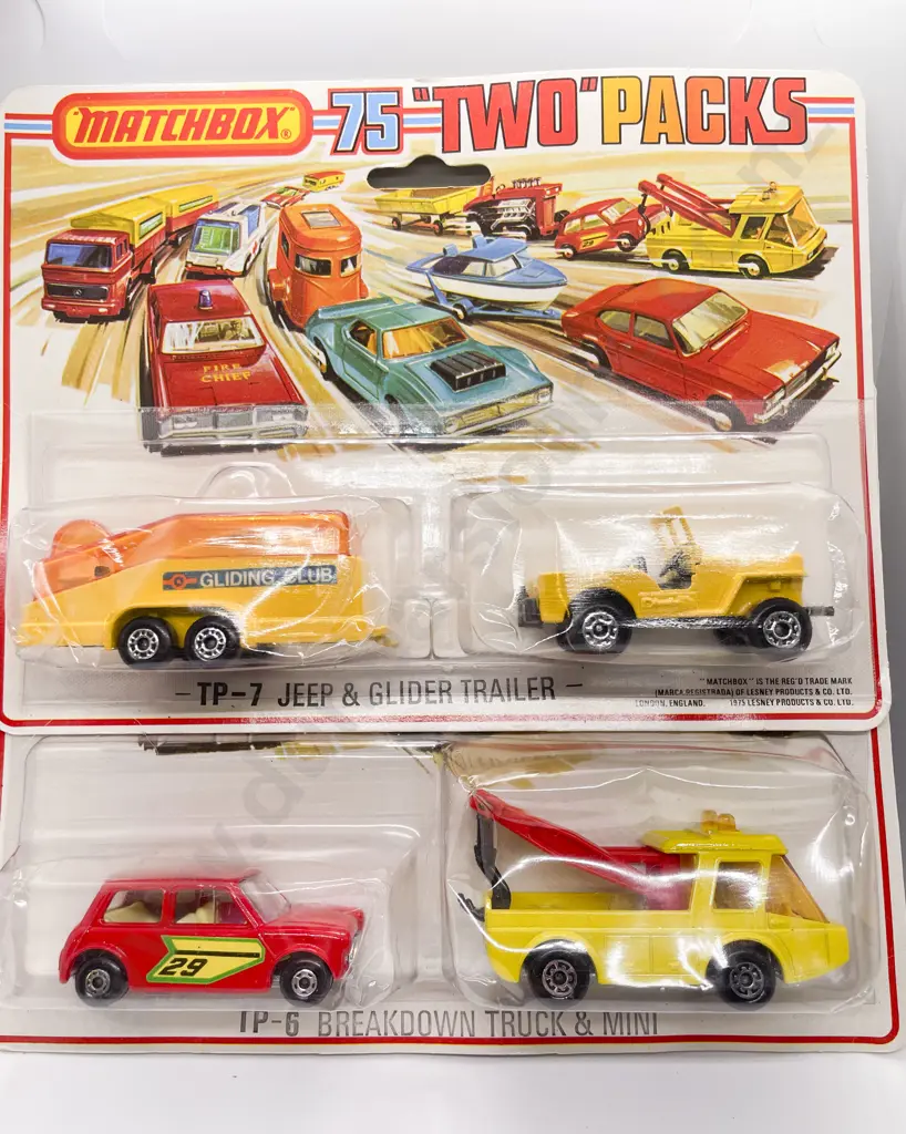Two Matchbox 75 "Two" Packs Image 1++