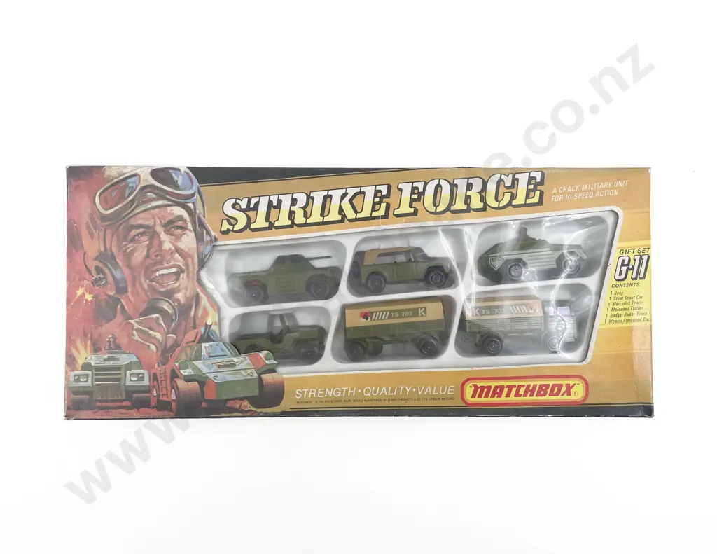 Matchbox C1975 Boxed Gift Set G-11 Strike Force Image 1++