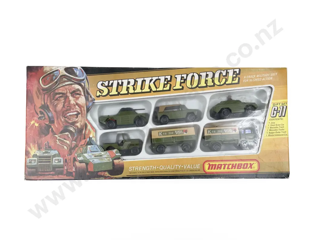 Matchbox C1975 Boxed Gift Set G-11 Strike Force Image 1++